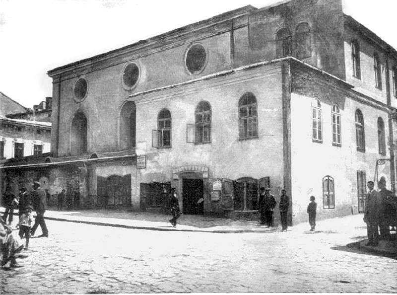      / Wielka Synagoga Przedmiejska.      . ˳    (Public Domain)  ³