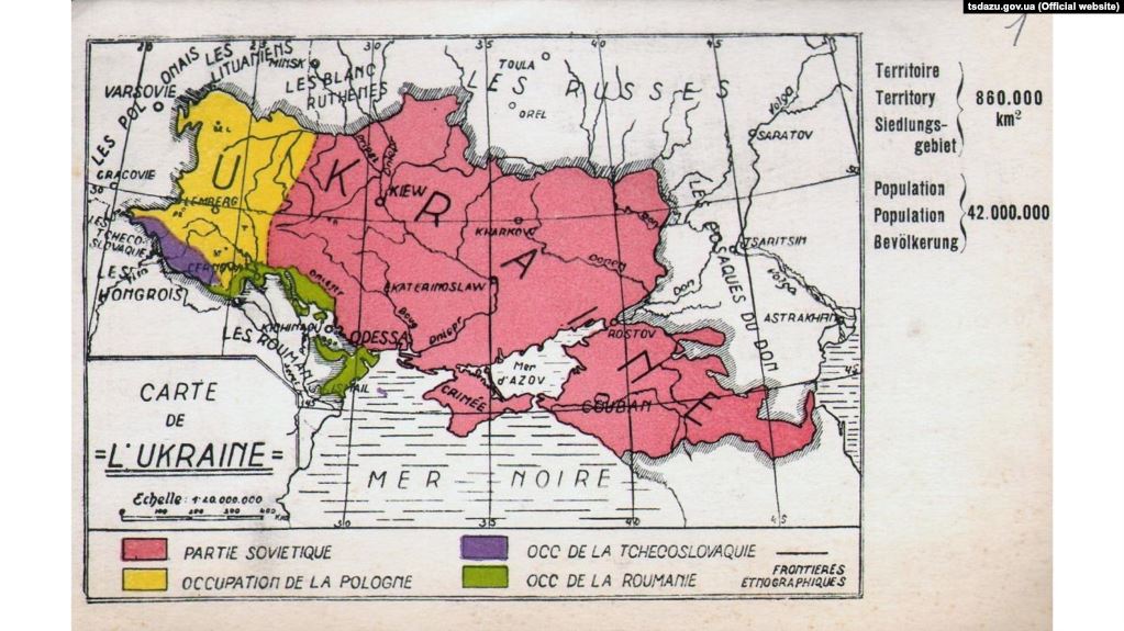       Carte de LUkraine.    ,     .      㳿  1930-  