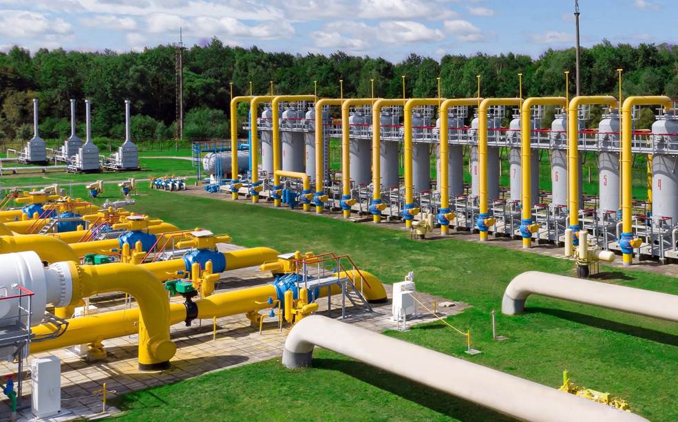 Частина комплексу підземного сховища природного газу. Фото: Укртрансгаз