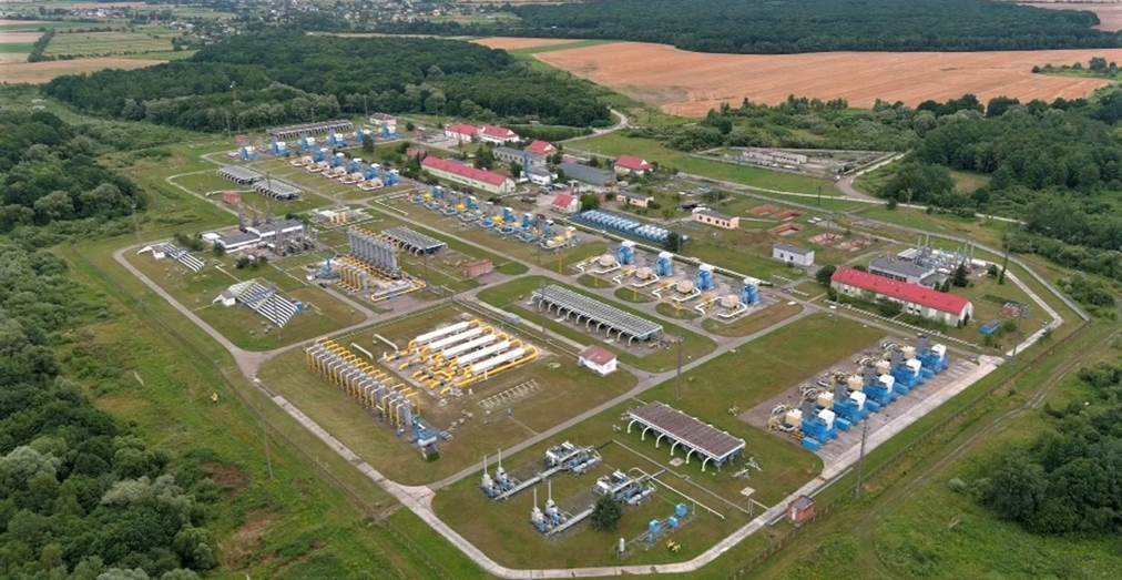 Наземна інфраструктура підземного газового сховища. Фото: biz.liga.net